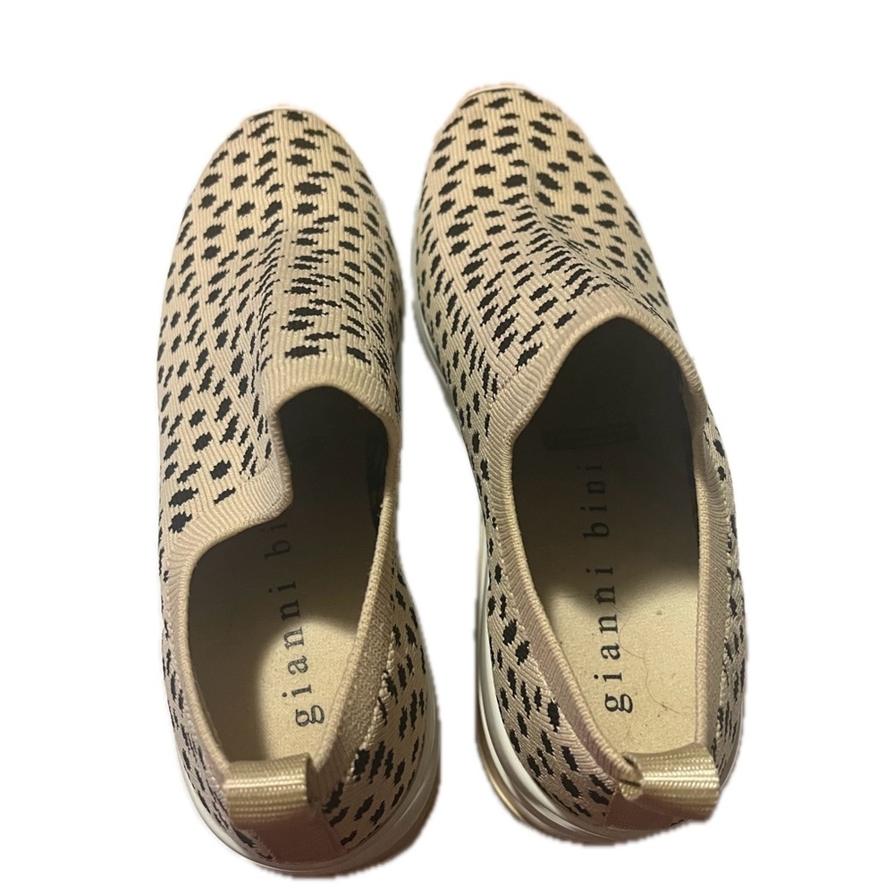 Gianni Bini Valeah Leopard Print Women's Slip-On Sneakers SZ 8 - Picture 3 of 7